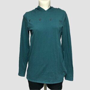 Fox Teal Long Sleeve Women's Top
